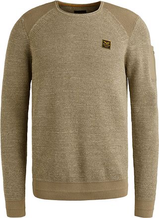 PME Legend Stickad Tröja Melange Beige