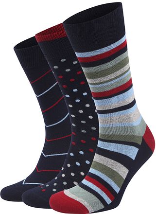 Suitable Socks 3-Pack Print Multicolour