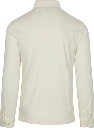 Desoto Longsleeve Poloshirt Essential Off White