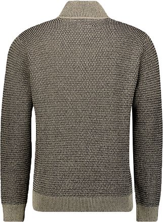 No Excess Half Zipper Greige