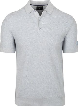 State of Art Knitted Polo Blue