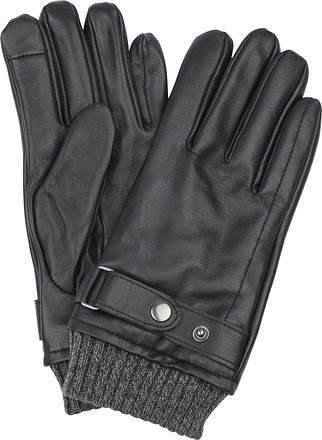 Suitable Handske Nappaläder Svart