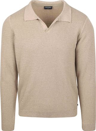 Suitable Pullover Riva Structure Melange Sand