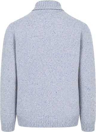 Suitable Rullekravestrik Tweed Lyseblå