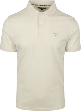 Barbour Polo Sutton Tailored Antikk Hvit