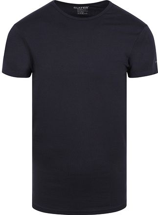 Slater 2-pack Stretch T-shirt Blå