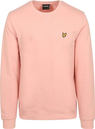 Lyle & Scott Sweat Crewneck Grapefruit Roze