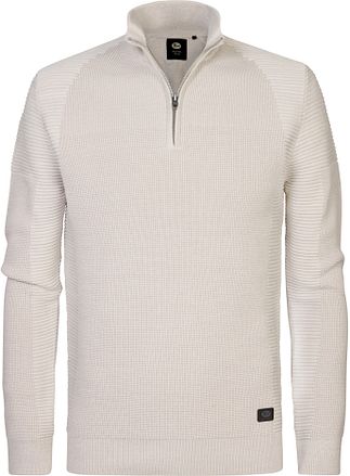 Petrol Half Zip Pullover Ljusbeige