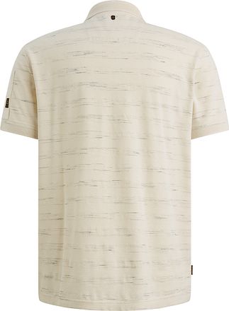 PME Legend Popcorn Polo Shirt Bone White