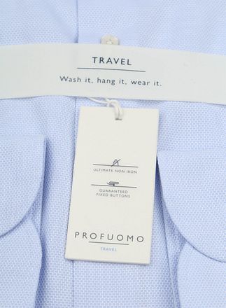 Profuomo Skjorta Travel Ljusblå