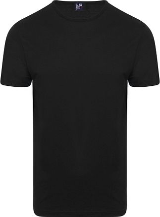 Alan Red Derby O-hals T-skjorte Svart (2-pakning)