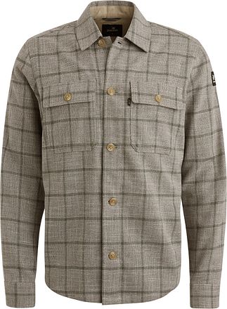 Vanguard Overshirt Checks Taupe
