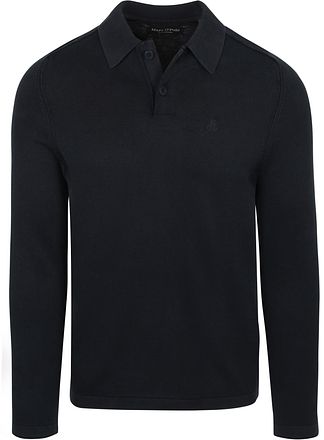 Marc O'Polo Langærmet Polo Marineblå