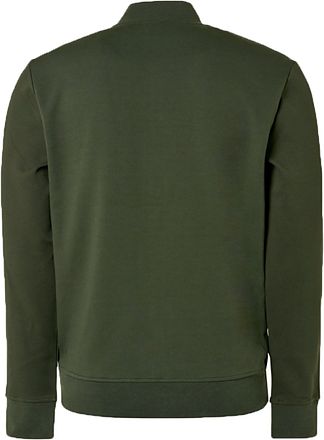 No Excess Vest Jacquard Donkergroen