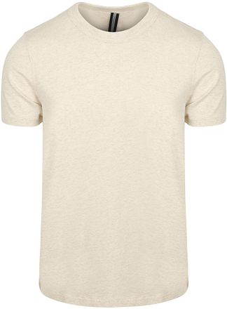Profuomo T-Shirt Ecru Melange