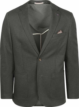 Suitable Sports Jacket Fame Pied de Poule Dark Green