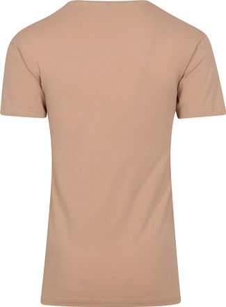 Alan Red T-skjorte NOV V-hals Stretch Beige 2-Pack