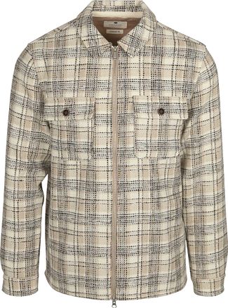 Anerkjendt Hanky overskjorte i ullblanding beige