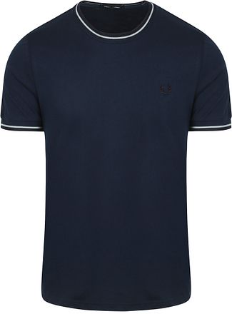 Fred Perry M1588 Twin Tipped T-Shirt Marine