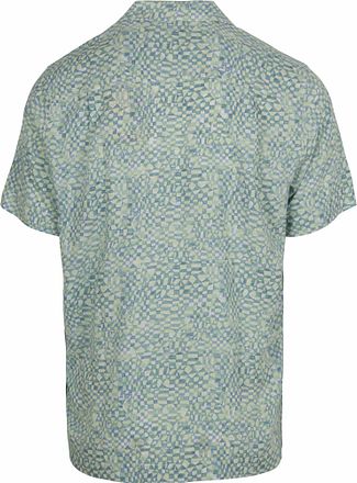 Scotch and Soda Shortsleeve Shirt Print Light Green