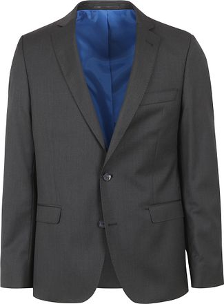 Suitable Blazer Piga Wool Dark Grey Black