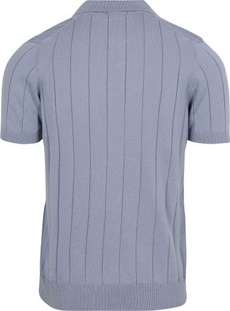 Suitable Respect Poloshirt Drop Needle Stahlblau