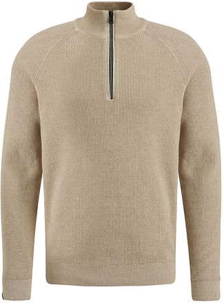 Vanguard Pullover Half Zip Beige
