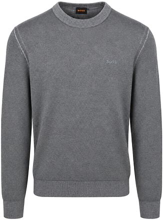 BOSS Pullover Kestefo Wolle Hellgrün