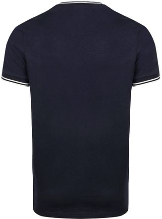 Fred Perry M1588 Twin Tipped T Shirt Navy