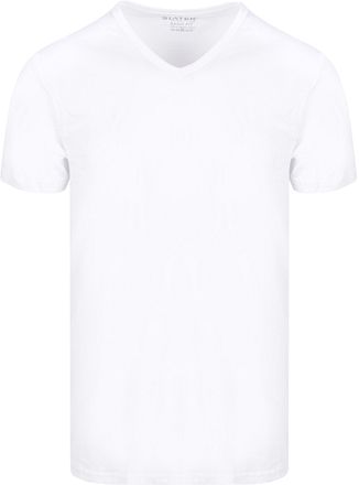 Slater 2-pack Basic Fit T-shirt V-neck White