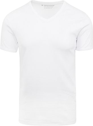 Garage Basic White V-Neck