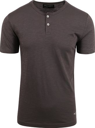 Marc O'Polo T-shirt Slub Brun
