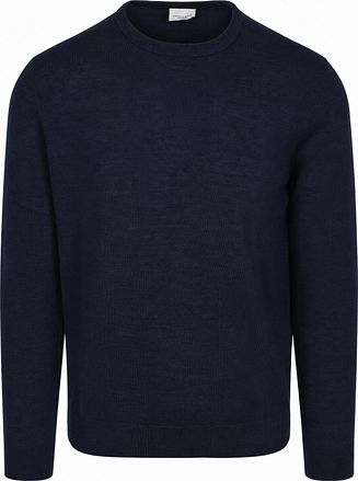 Profuomo Pullover Merinowolle Navy