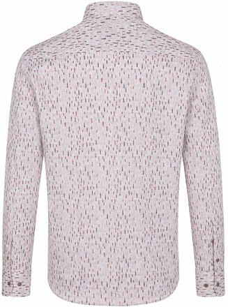 State of Art Skjorte Poplin Print Flerfarget