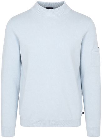 Suitable Canes Pullover Rullekrave Isblå