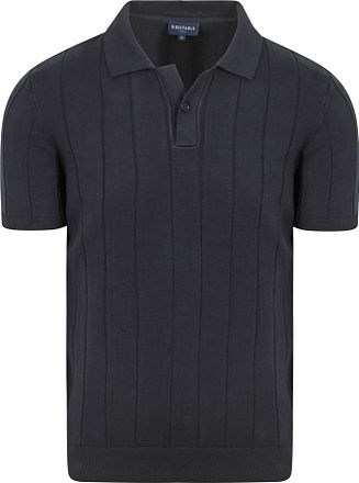 Suitable Respect Polo Shirt Drop Needle Navy