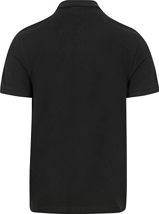 Gant Shield Piqué Poloshirt Zwart