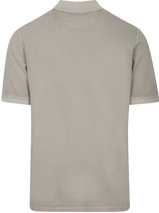 CASAMODA Polo Shirt Piqué Garment Dye Grey
