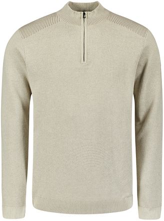No Excess Halvzip Genser Strikk Off-white