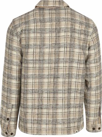 Anerkjendt Overshirt Hanky Wool Mix Beige