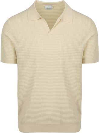 Profuomo Polo Riva Struktur Ecru