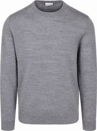 Profuomo Pullover Merinowolle Grau