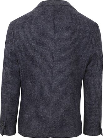 Suitable Strikket Blazer Uden Foring Marineblå