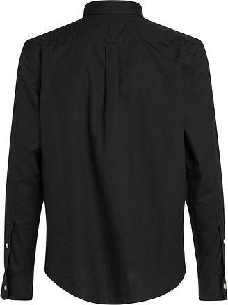 Tommy Hilfiger Poplin Skjorte Flex Sort