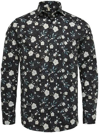 Vanguard Skjorta Blommor Svart