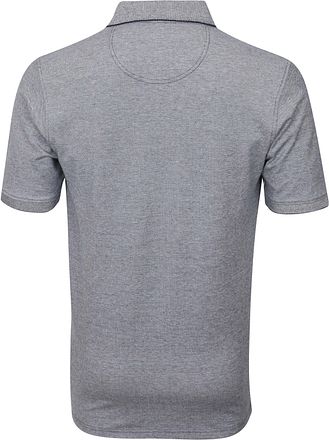 CASAMODA Polo Stretch Melange Donkerblauw