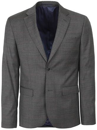 Suitable Dress Toulon Ull Rutet Grå Brun