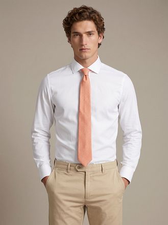 K81-8 100% Silk Tie Orange Delave