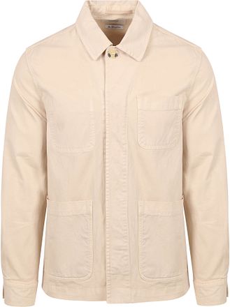 King Essentials The Benjamin Overshirt Ecru