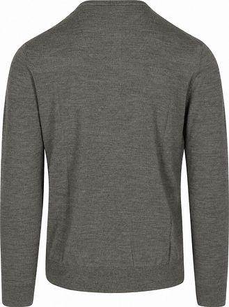 Profuomo Pullover Merinowolle Grün